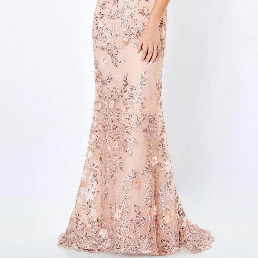 NWT Montage by Mon Cheri 118961 Prom Dresses English Rose Size 6 - Picture 3 of 7